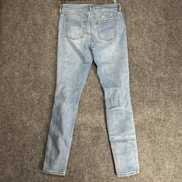 Pacsun Jeans Womens 29 Jegging Light Wash Cotton Stretch Distressed Pockets - Picture 7 of 8